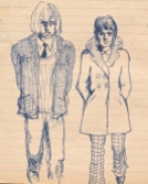 10 SB Couple in coats/recklessfruit1/janeadamsart